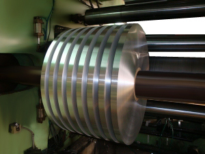 Verkleidung aus Aluminiumstreifen